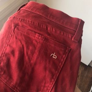 RAG & BONE red skinny jeans